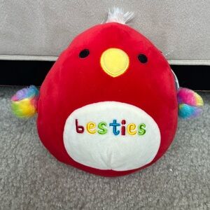 New 2022 Squismallows Paco the Parrot "Bestie" Best Friends Edition 7.5" Stuffed